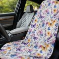 thumbnail image 4 of XYZCANDO Butterfly Floral Easy Install Towel Car Seat Cover for Beach Travel, Sweatproof Non-Slip Car Seat Cover Towels, 4 of 11