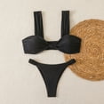 thumbnail image 1 of Traje de baño de 2 piezas para mujer, trajes de baño para mujer, bikini de cintura alta con cordón ajustable, traje de baño dividido para mujer, 1 of 7