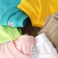 thumbnail image 2 of AnQingLueLv Women's Summer 100% Cotton T-shirt Bottoming Basic Fashionable Solid Lady Short Sleeve Loose Tops Shirts, 2 of 5