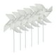 thumbnail image 1 of piezas de molinillos de papel en blanco para armar y decorar. Kit de manualidades de molinillos de cartón blanco para niños y niñas. Actividad de verano, proyecto de arte familiar, decoración de, 1 of 7