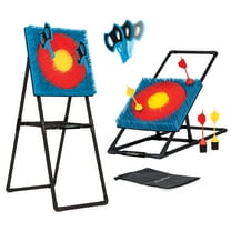 EastPoint Sports Axe Throwing & Lawn Darts Target Game Set, Includes 3 Axes & 4 Darts - 44 in. High