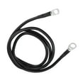 thumbnail image 1 of Car Marine Battery Inverter Cable 5/16"-3/8" 4ft Battery Copper Wire Black, 1 of 7