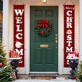 thumbnail image 6 of Noothes Outdoor Yard Christmas Decor Set with MERRY CHRISTMAS Porch Sign, Durable High-Visibility Fabric Signs for Easy-Install Holiday Display, 6 of 9