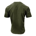 thumbnail image 6 of Men V Neck Short Sleeve T Shirt Fitness Fit Sports Solid Tees Tops Corduroy Gym, 6 of 11