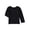Black Soot Solid, variant on Kinet Toddler Girls Tee with Long Sleeves, Sizes 18M-5T