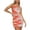☪027-Red, variant on Nuoqisi Women's Warm Season Fashion Tie-dye Fitted Dress - Trendy Contoured Silhouette for Vibrant Social Events and Bold Seasonal Style