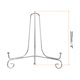 thumbnail image 2 of Plato Soporte para Exhibición, 8 Pulgadas 4uds Hierro Decorativo Plato Soporte Metal Caballete Plegable Pantalla Soporte para Foto Imagen Marco, Plata, 2 of 5