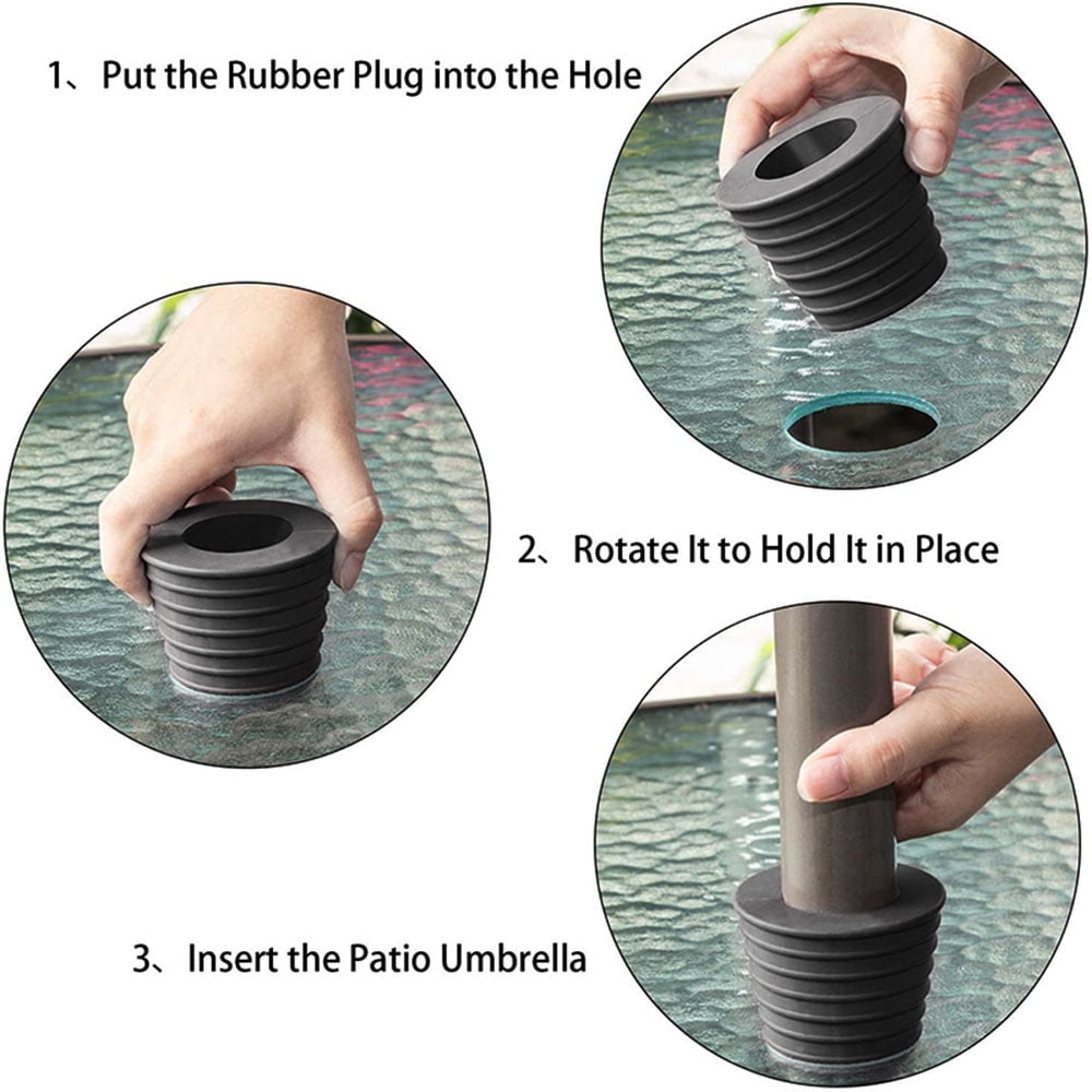 Umbrella Cone Umbrella Wedge Parasol Base Stand Patio Table Hole Ring Black Umbrella Cone Umbrella Wedge Parasol Base Stand Patio Table Hole Ring Black