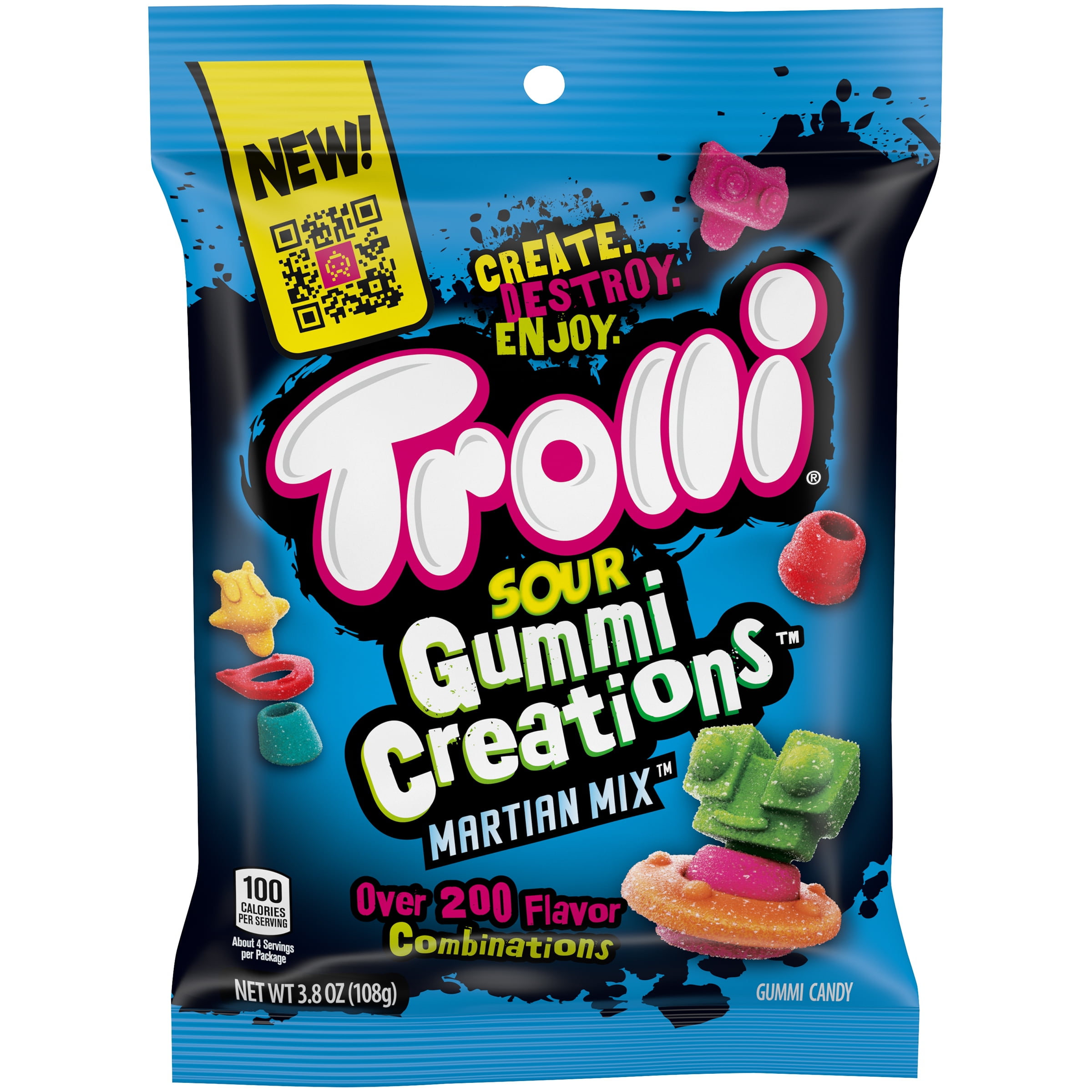 Trolli Sour Gummi Creations Martian Mix, 3.8 oz