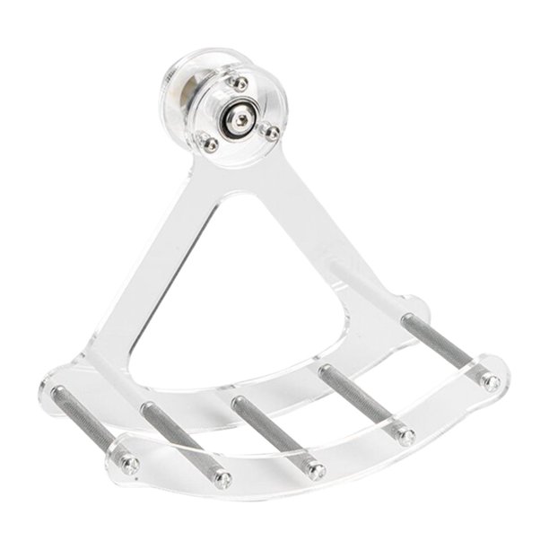 Juguete para pájaros con rueda silenciosa para animales pequeños, regalo de inteligencia, juguete de enriquecimiento, rompecabezas, jaula, accesorios Palo de metal S