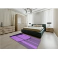 thumbnail image 4 of Ahgly Company Indoor Rectangle Patterned Tyrian Purple Area Rugs, 6' x 9', 4 of 6