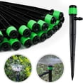 thumbnail image 4 of 50 pcs/set Micro Bubbler Drip Irrigation Adjustable Emitter Stake Water Dripper, 4 of 13
