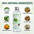 thumbnail image 5 of RUNADI Tonsil Rinse Soothing Mouthwash for Oral Health,  Natural Tonsil Stone Remover Mouthwash Alternative for Fresh Breath and Throat Comfort, Alcohol Free Peppermint Oral Rinse, 120ml, 5 of 8