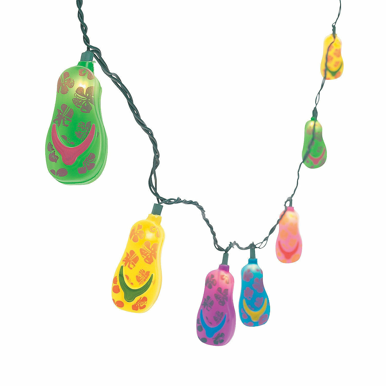 Flip Flop String Party Lights, Luau Decorations, Home Decor, 1 Piece