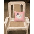 thumbnail image 2 of Carolines Treasures BB7949PW1818 German Modena Pigeon Pink Check Fabric Decorative Pillow, 18 x 18 in., 2 of 2