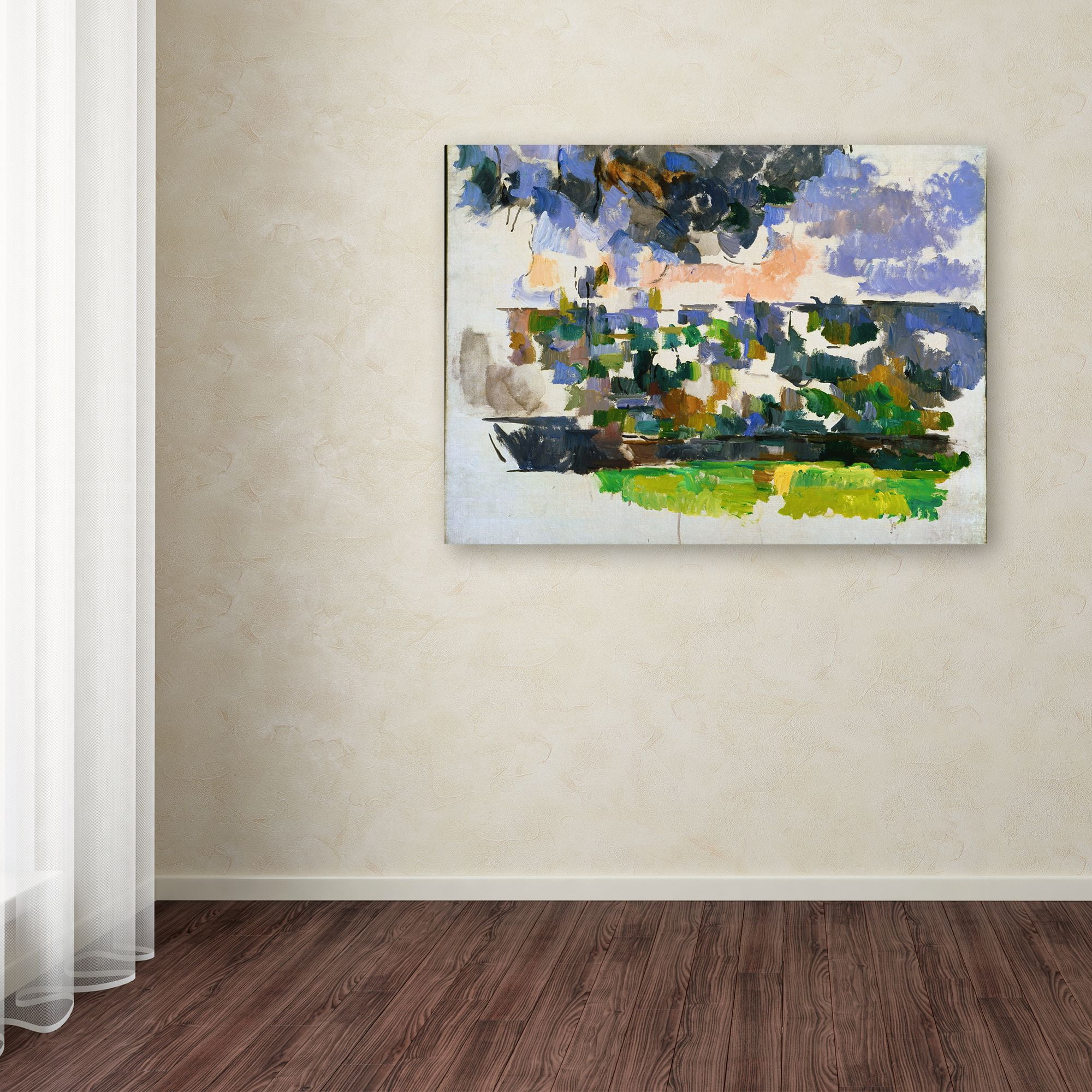 Trademark Fine Art 'The Garden At Les Lauves' Canvas Art by Cezanne