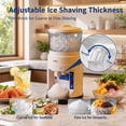 thumbnail image 3 of Commercial Ice Shaver Crusher, with 4.23Gal Hopper, 1100LBSLBS/H, 3 of 7