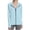 Light Blue, variant on yillto Womens Sun Protection Jackets Lightweight Long Sleeve Summer Shirts Jacket Hiking Running Tops