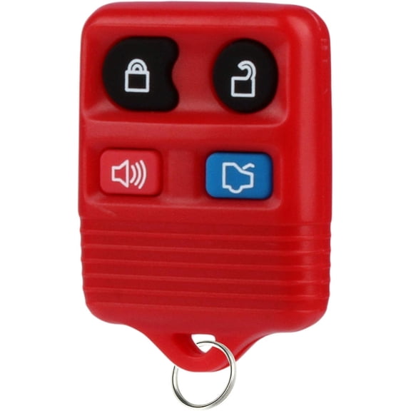 Key Fob fits 1998-2016 Ford Lincoln Mercury Keyless Entry Remote (Red)