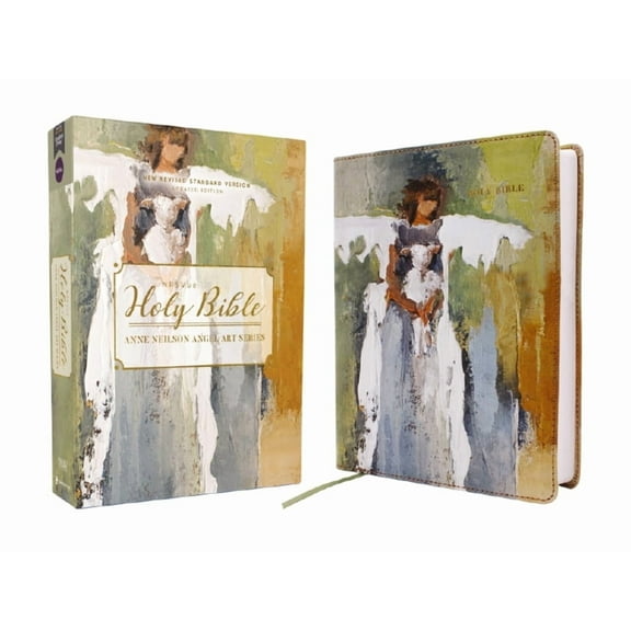 Nrsvue, Holy Bible, Anne Neilson Angel Art Series, Leathersoft, Multi-Color, Comfort Print, (Hardcover)