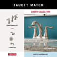 thumbnail image 3 of Delta Faucet 79435-SS Linden Double Robe Hook, Brilliance Stainless Steel, 3 of 6
