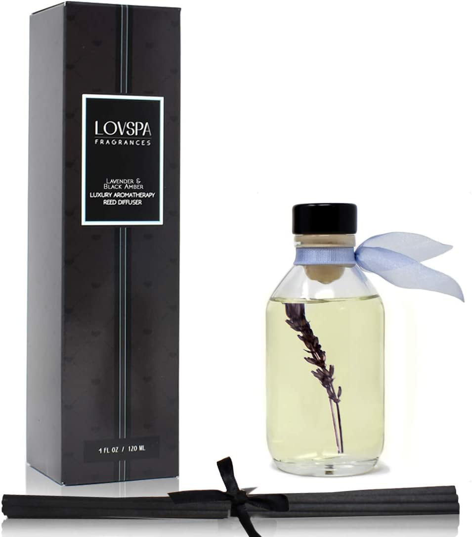 Lavender Scent Diffuser & Essential Oil Gift Set • La Lavande