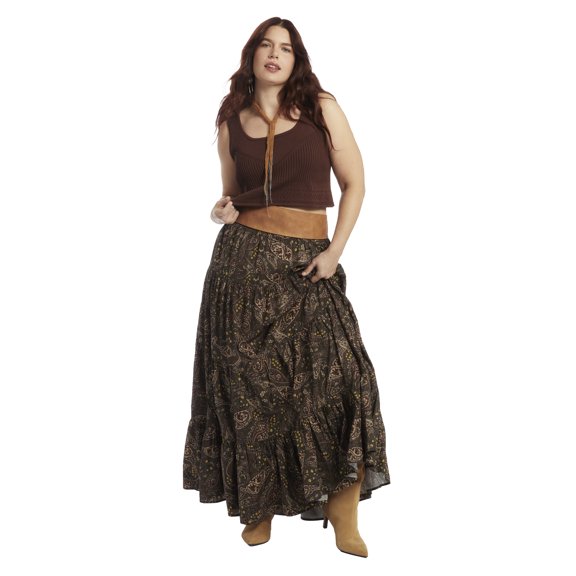 June & Vie Women's Plus Size Pointelle Cropped Sweater