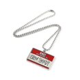 thumbnail image 3 of Square Pendant Necklace Choker Chain Metal Slim-shady Charm Clavicle Chain---Product code 51173, 3 of 5