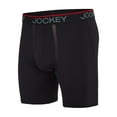 thumbnail image 5 of Jockey Men's Chafe Proof Pouch Microfiber 8.5" Long Leg Boxer Brief - 3 Pack, 5 of 5
