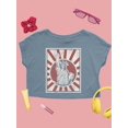 thumbnail image 3 of Freedom Rising Graphic Tee Crop Tee Women's, 3 of 4