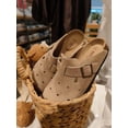 thumbnail image 2 of Cork Women's Retro Closed Toe Clogs Slippers with Hole Buckle Clogs Men Flat Sandals for Casual Summer Outdoor, 2 of 6