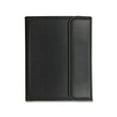 thumbnail image 2 of Professional Tri-Fold Padfolio w/Calculator Writing Pad, Vinyl, Black, 2 of 6