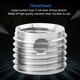 thumbnail image 1 of Inserto Para Reparación De Roscas, área De Contacto Grande Inserto Para Roscas, Acero Inoxidable Para La Industria De Vehículos Sobre Raíles Industria Automotriz Mgaxyff Stainless Steel Thread Insert, 1 of 8