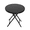 Black, variant on Abba Patio Outdoor Folding Side Bistro Table w/ Tempered Glass Tabletop, Colored Dots