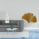 thumbnail image 2 of Escultura abstracta moderna de resina con forma de llama y hoja de ginkgo para oficina, sala de estar, patio, estantería, hotel, restaurante, comedor., 2 of 8