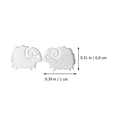 thumbnail image 4 of MasteelfCA 1 Pair Simple Stylish Lamb Ear Studs Lovely Funny Animal Ear Rings (Silver), 4 of 7