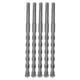 thumbnail image 1 of Brocas de impacto de 5 uds con punta de carburo, broca de martillo rotativo, brocas en espiral de 2 flautas para hormigón de ladrillo, 210mm, 14mm/0,55 pulgadas, 1 of 14