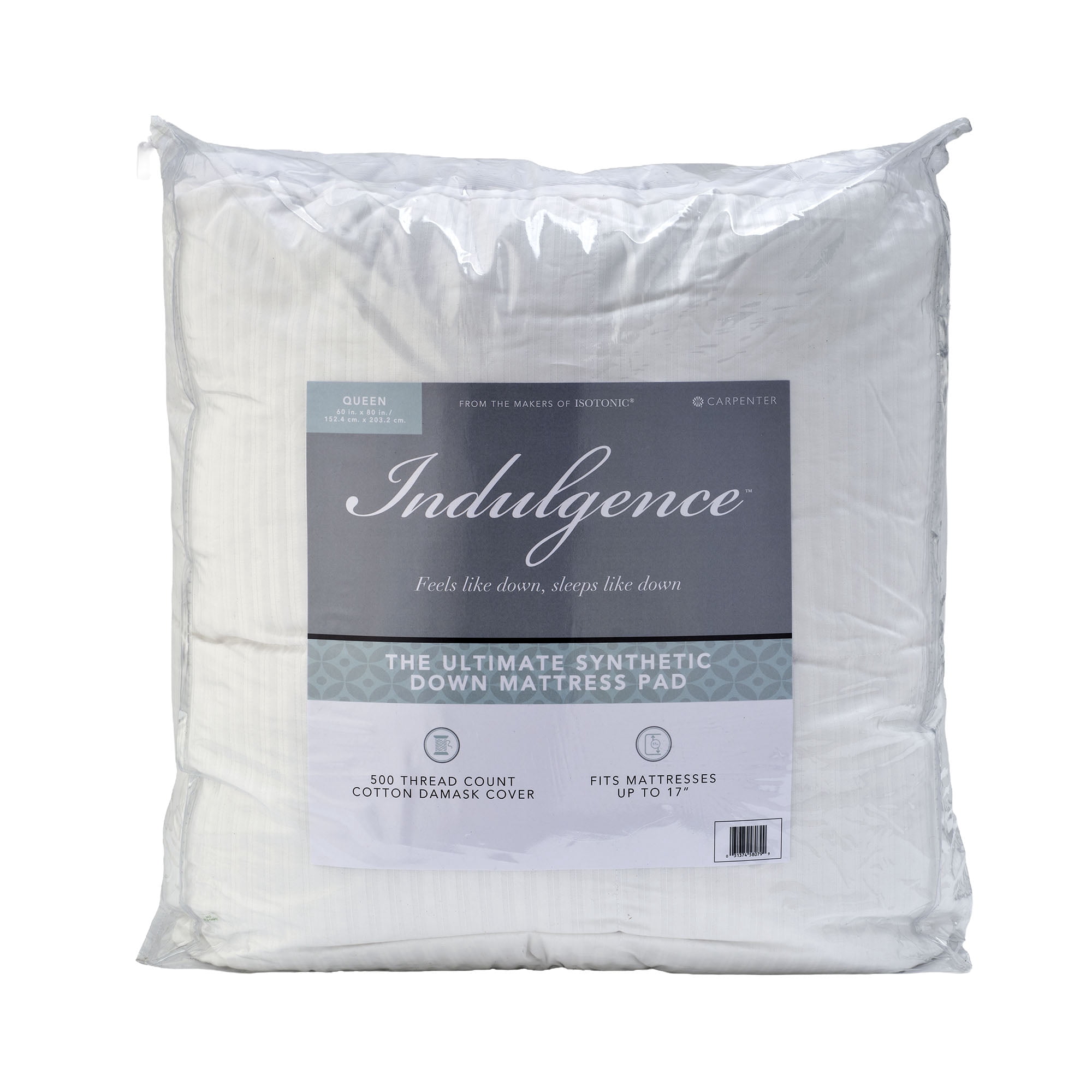 Indulgence Down Alternative Mattress Pad, Queen