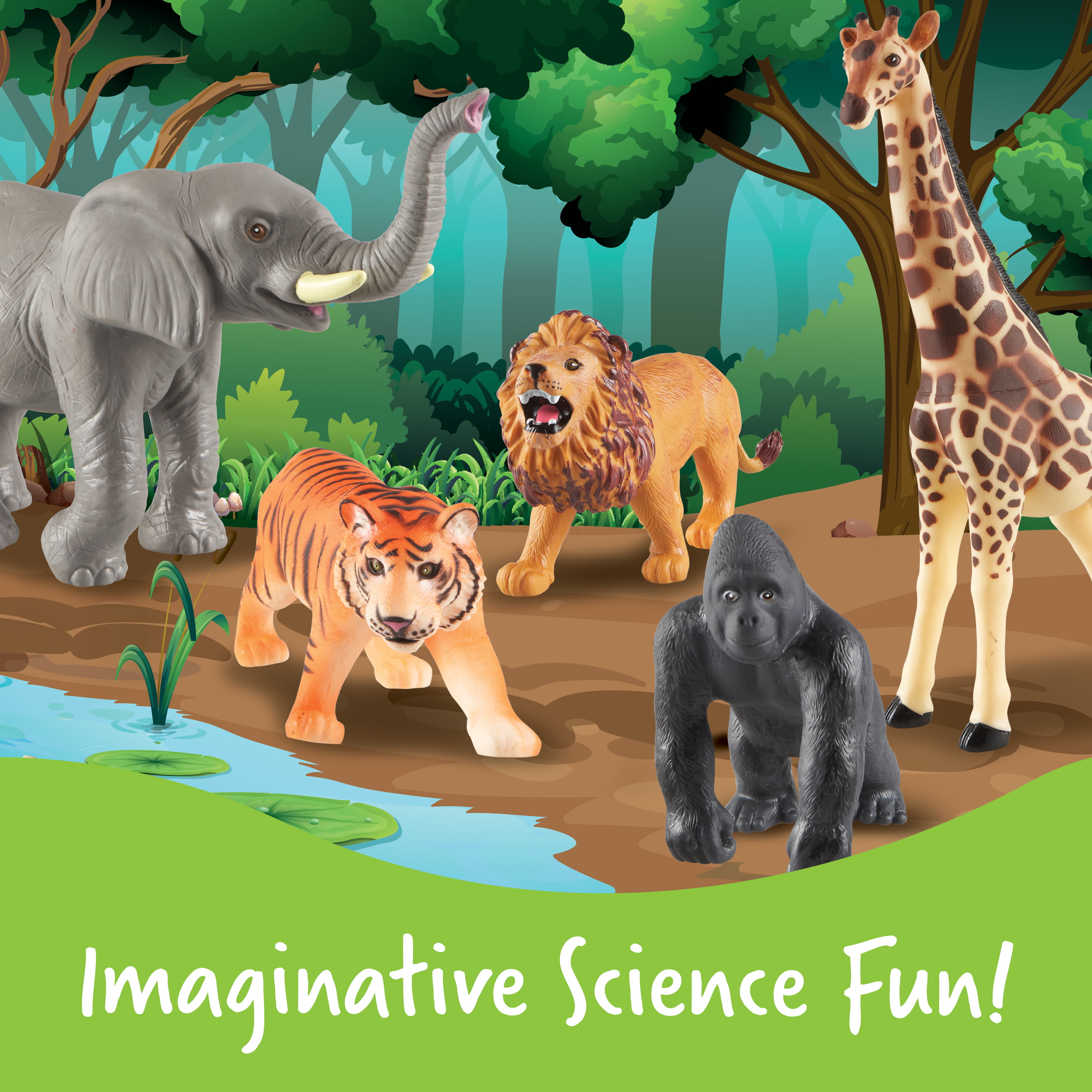 Learning Resources Jumbo Jungle Animals LER0693
