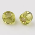 thumbnail image 2 of 50g 12/0 Glass Seed Beads Silver Lined Round Hole Round Yellow Green 2mm Hole: 1mm 3306pcs/50g, 2 of 3