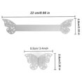 thumbnail image 5 of 100pcs Butterfly Paper Napkin Rings Weddings Party Serviette Table Decoration Restaurant Openwork Butterfly Paper Ring, 5 of 8