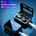 thumbnail image 1 of Auriculares inalámbricos R12 Auriculares intrauditivos BT5.1 con pantalla digital LED/CVC8.0, 1 of 8