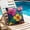 C, variant on PiGOGI Summer Outdoor Waterproof Throw Pillow Cover Garden Decorative Cushion Case for Sofa