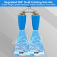 thumbnail image 5 of 4000 PSI Dual Turbo Nozzle, EEEEkit Pressure Washer 4-6 GPM 1/4" Quick Connect Spray Tip, 5 of 8