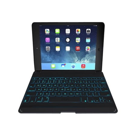 ZAGG keys Folio with Backlit Keyboard for Apple iPad Air (1st Gen & 2nd Gen) - Black
