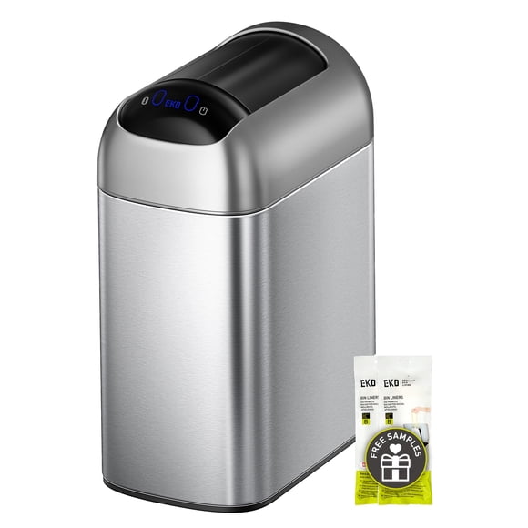 EKO Astro Slim Sensor Trash Can, 10L / 2.6 Gallon