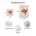 thumbnail image 7 of Red Tulip Flowers Kitchen Dish Towels for Drying Dishes Set of 2, Spring Floral Vintage Drum Country Yellow Waffle Weave Microfiber Hand Tea Bathroom Towels Quick Dry & Absorbent Towel 12x12, 7 of 7