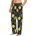 thumbnail image 2 of Xecao Lavender Flowers Men's Straight Lounge Pajama Pants: The Ultimate in Comfortable Sleepwear, 2 of 9