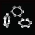 thumbnail image 5 of Bicycle Bicycle Bike Freewheel Threaded Hubs Disk Disc Brake Rotor 6  Flange Adapter 44MM Silver, 5 of 5