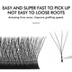 thumbnail image 2 of Extensiones de pestañas NATUHANA en forma de W, volumen 4D 5D, ventiladores de volumen prefabricados, pestañas en forma de W, pestañas postizas suaves naturales para maquillaje, 2 of 5